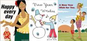 Canon Creative Park Greeting Cards ǯ���̵���Ǻห�ܥ���ͥ���